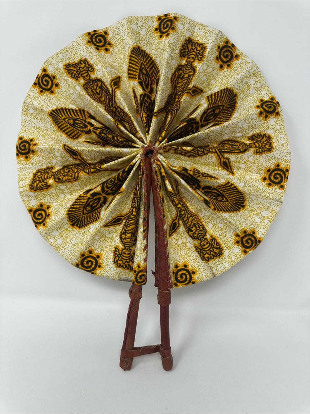 Ankara African  Print Hand fan, Handheld Summer Fashion Foldable Women Hand fan